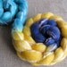 Mardi Gras - Merino Bamboo Fiber for Spinning or Felting - Hand Dyed Roving 3.6 oz