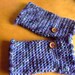 Soft Alpaca and Merino Button Wristwarmers Fingerless Gloves
