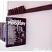 Custom made wooden book rack in Wenge. Movable pins.The pins also work as bookmarks.