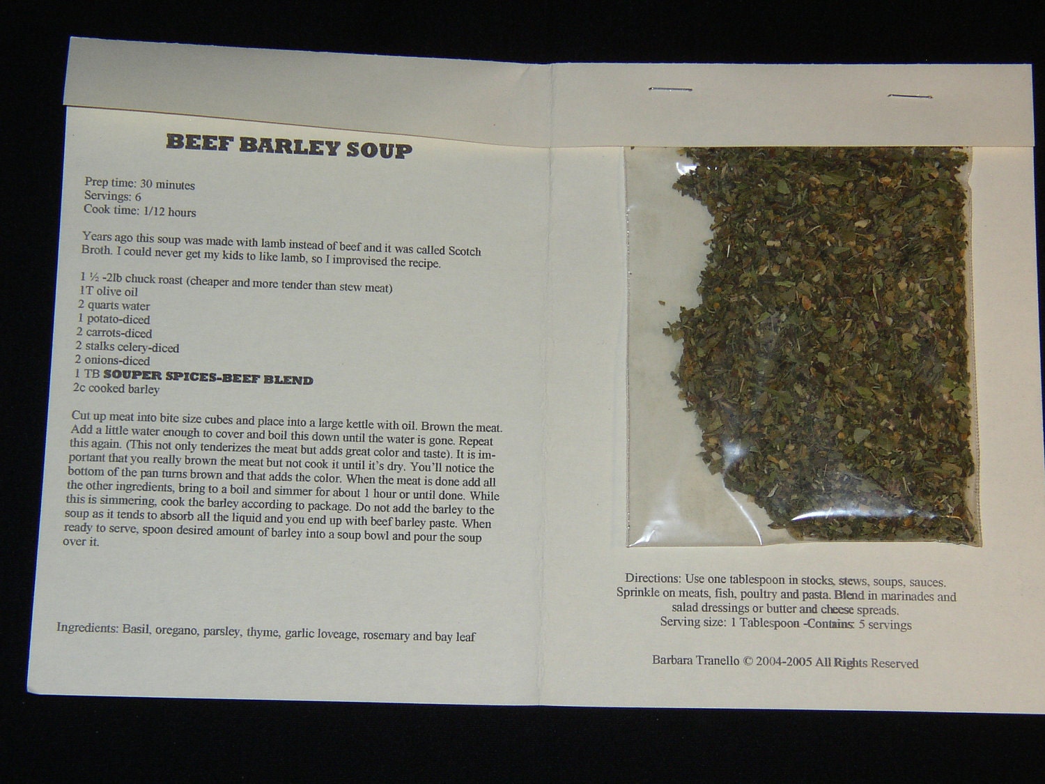 Beef Blend-Card