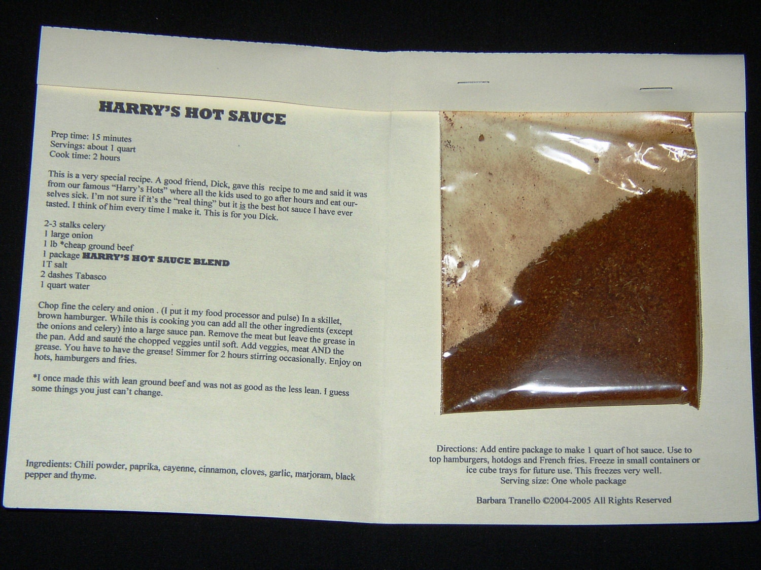 All Occasion Cards-Harry's Hot Sauce Blend-Ready to Sign & Mail