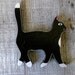 Wooden Child's Puzzle, Wood Cat, Hand Painted, Several colors to choose from
