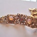Confetti Opal Art Glass Link Bracelet