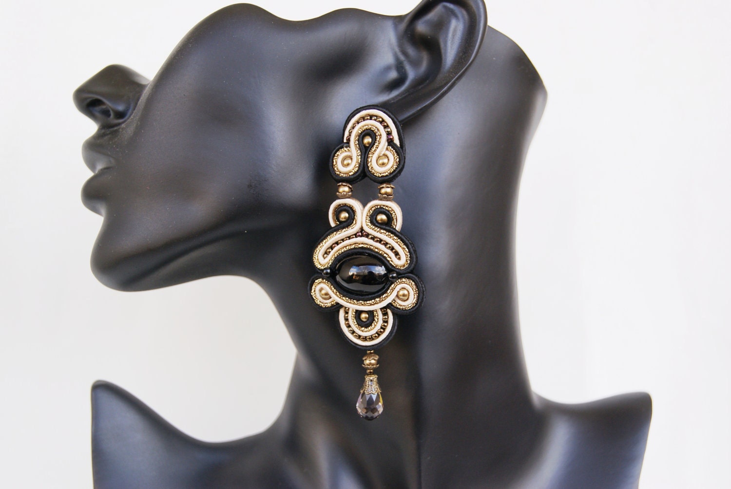 Soutache Ear Clips