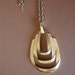 Crown Trifari Modernist Pendant Necklace