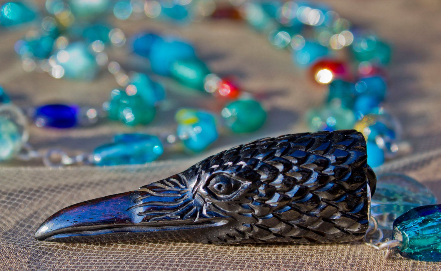 Renegade Rosary: Mystic Blue for Blessing with Bling