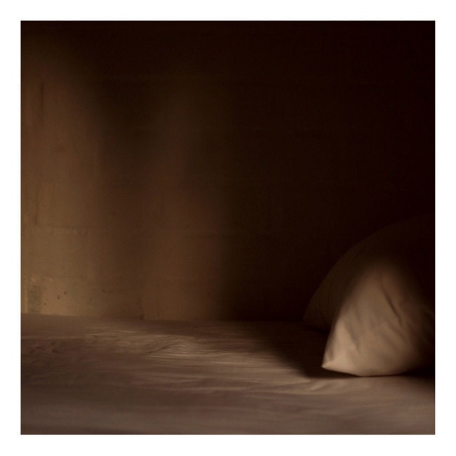Empty Dark Bed - 8x8 Fine Art Photograph
