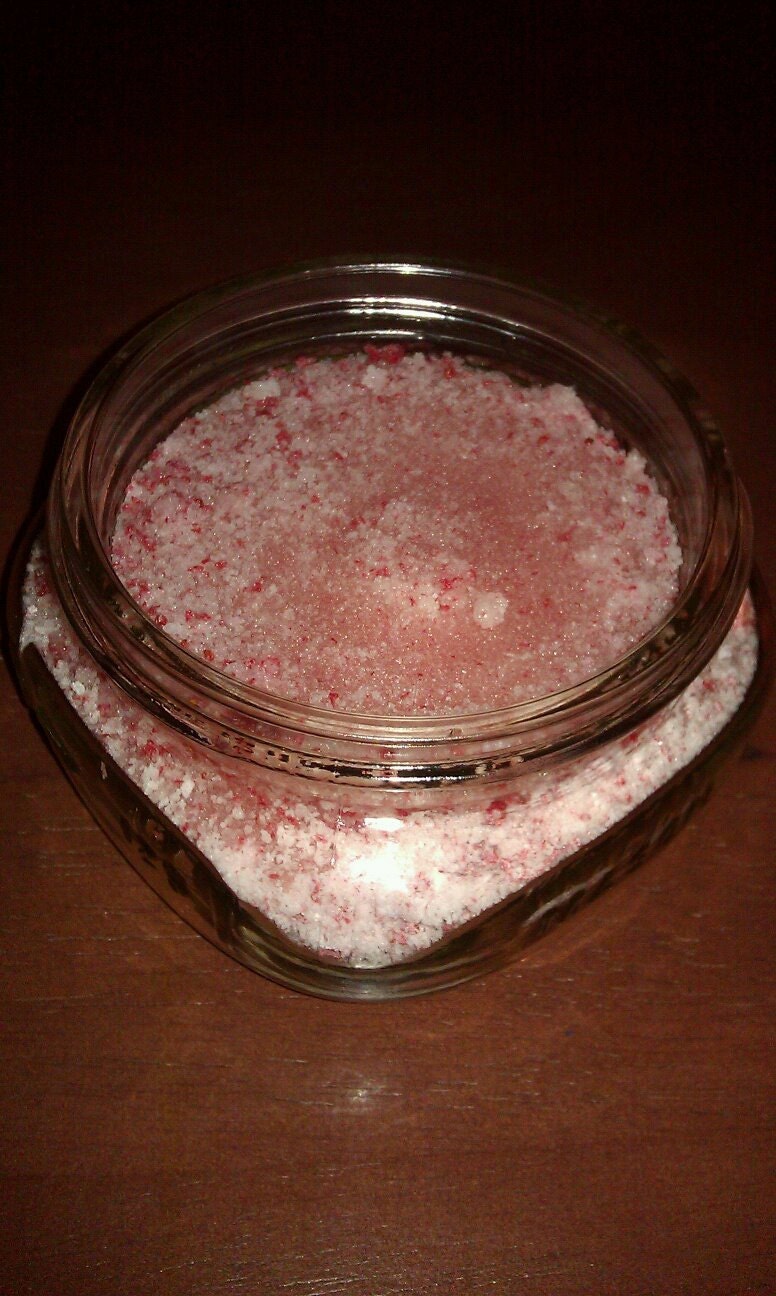 Valentine's Day Special Strawberries and Cream Salt Scrub