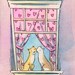 Original ACEO Painting -- Window kiss