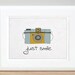 Smile 8x10 Illustration Plastic Camera