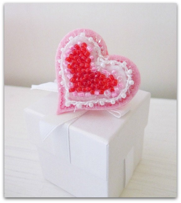 Beaded Love Whimsy Bling Ring