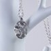 Handmade Silver Pendant PMC with Star Motif
