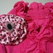 Dressy - Light Pink - Black - Polka Dot - Victorian Button - Brooch - Pin - Easter - Spring - Women - Teen - Youth - Girls