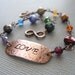 Love Rainbow Copper Pearl Gemstone Bracelet