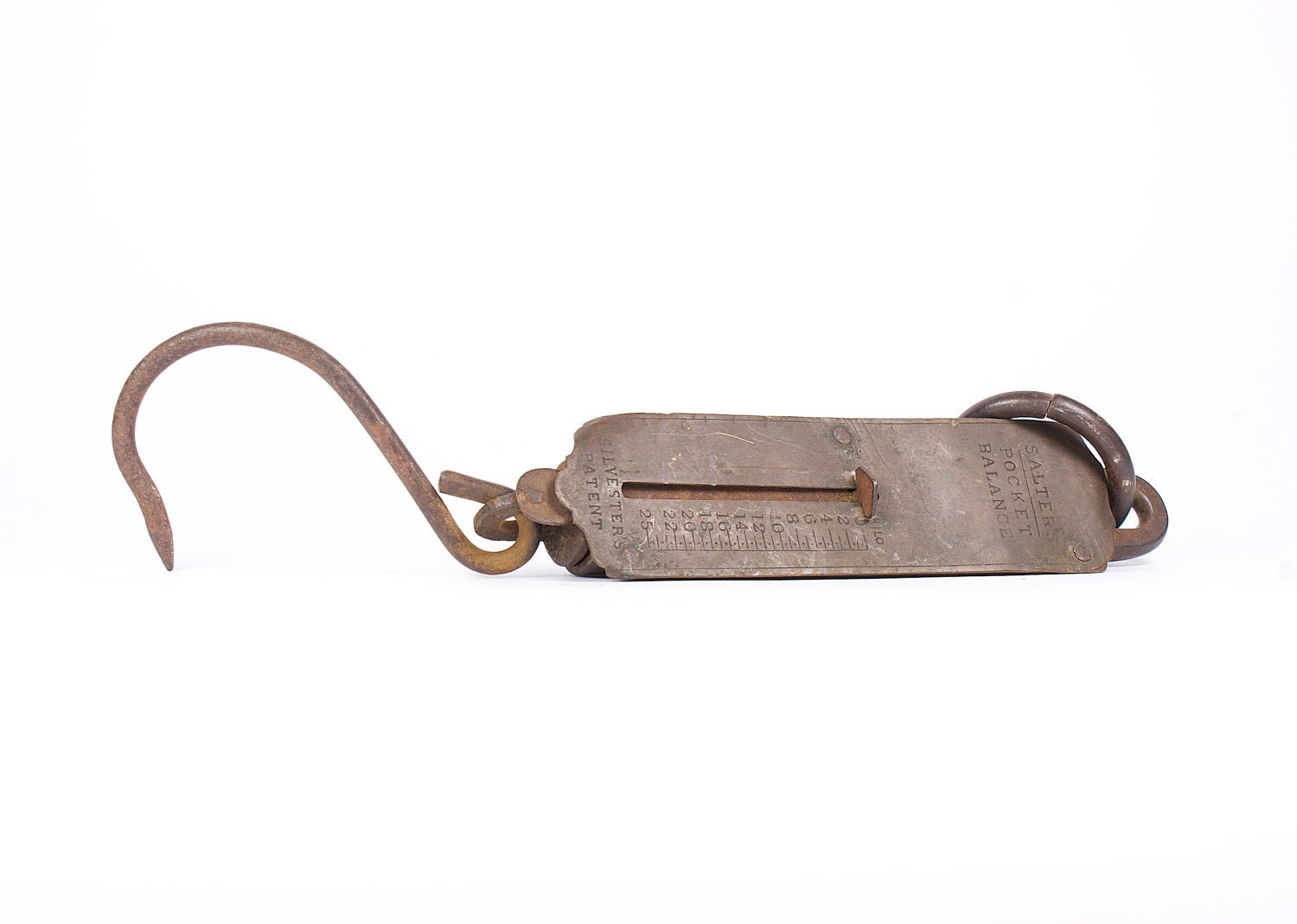Vintage rustic pocket balance
