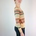 Vintage Sweater / Collegiate Striped Sweater