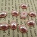 Vintage pale pink pearl cabochons