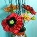 Fabric Flower Tutorial Pattern - Proud Poppy Brooch by La Todera