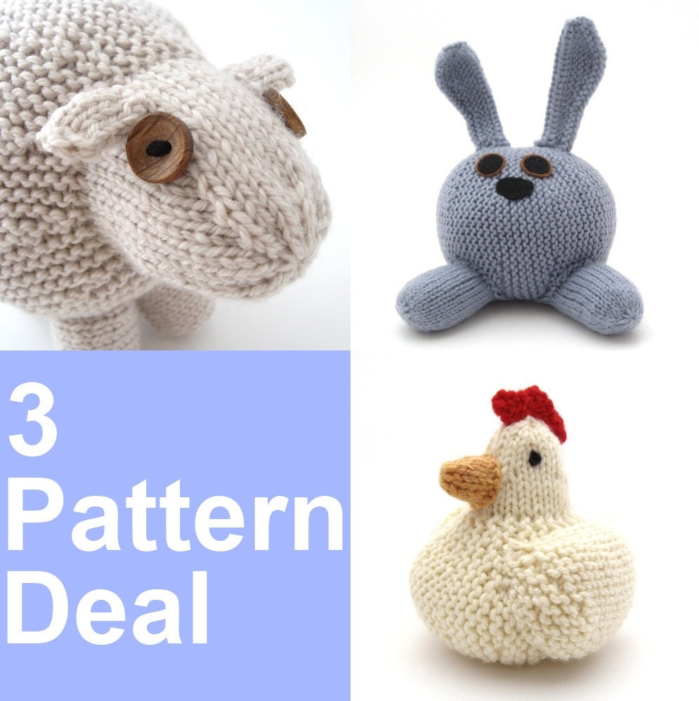 Spring Toy Knitting Patterns Special Offer