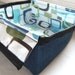 Foldable Big Dog Travel Bowl Mod Squares