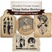 NEW Vintage Women's Fashion Sketches Clip Art Collection - 100% Scalable Vector Art