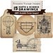 NEW 15 Vintage Science & Math  Drawings Clip Art Collection - 100% Scalable Vector Art