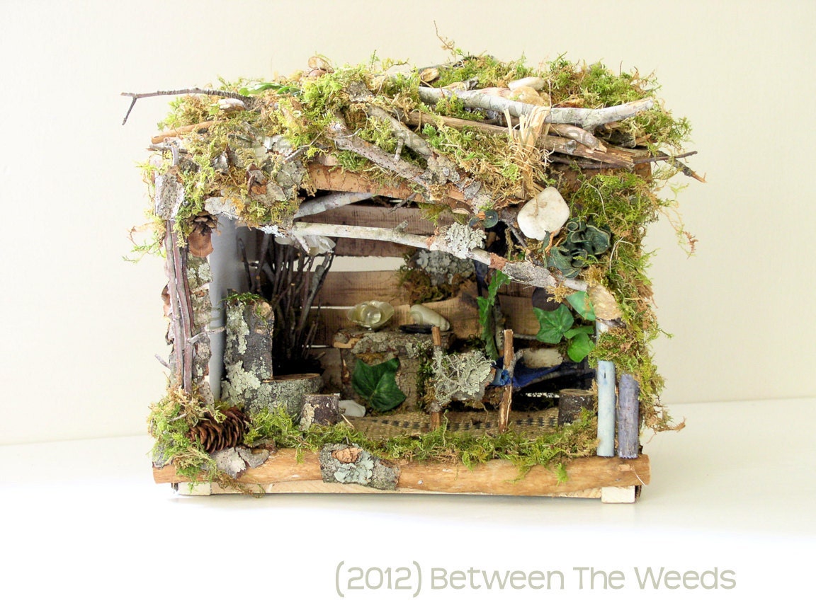 Fairy House Cottage Custom Made with Faerie Furniture