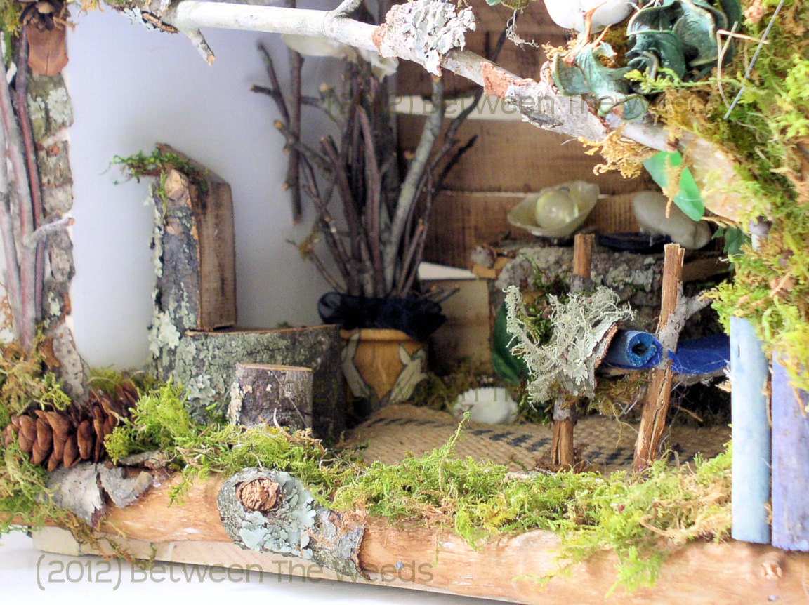 Fairy House Cottage Custom Made with Faerie Furniture