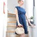 navy blue dress . L