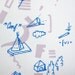 Sketches in Blue (limited edition silkscreen, 9" x 12" unframed)