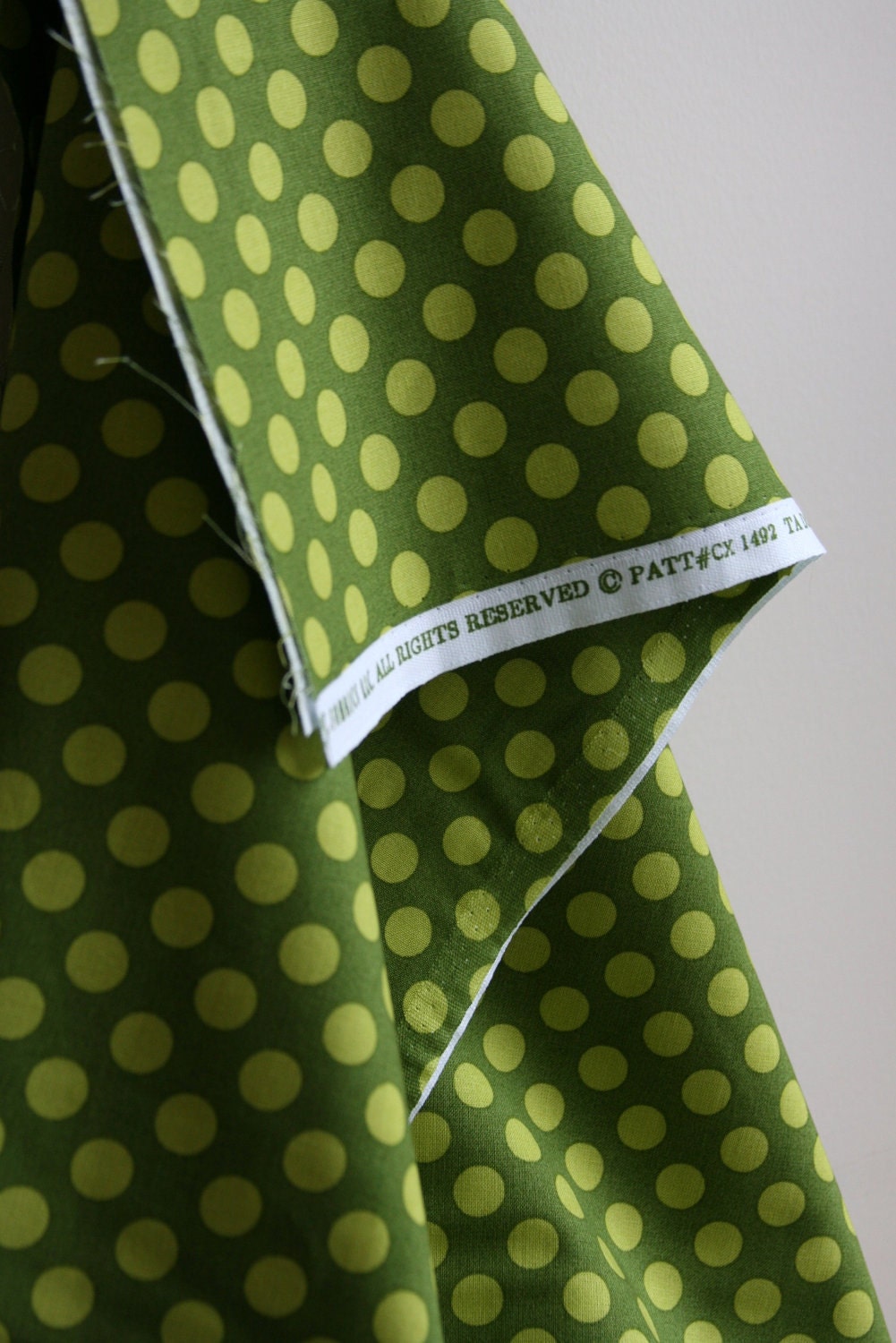 Ta Dot in Moss from Michael Miller Fabrics - ONE YARD
