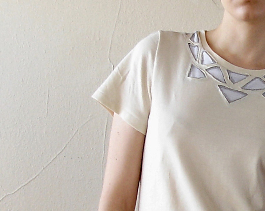 T Shirt Medium Cut Out Organic Cotton