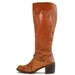 Best of the West (Coast): 1970s Cali Flava Campus Boots. Canyon Leather Chunky Heeled Bohemian Behemoths from Brazil - Womens 6.5 (Vtg 7)