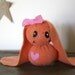 bunny stuffed animal plush handmade