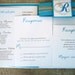 Seaside maritime Starfish Pocket Wedding Invitation Set