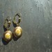 Yellow Flower Earrings, Flower Earrings,