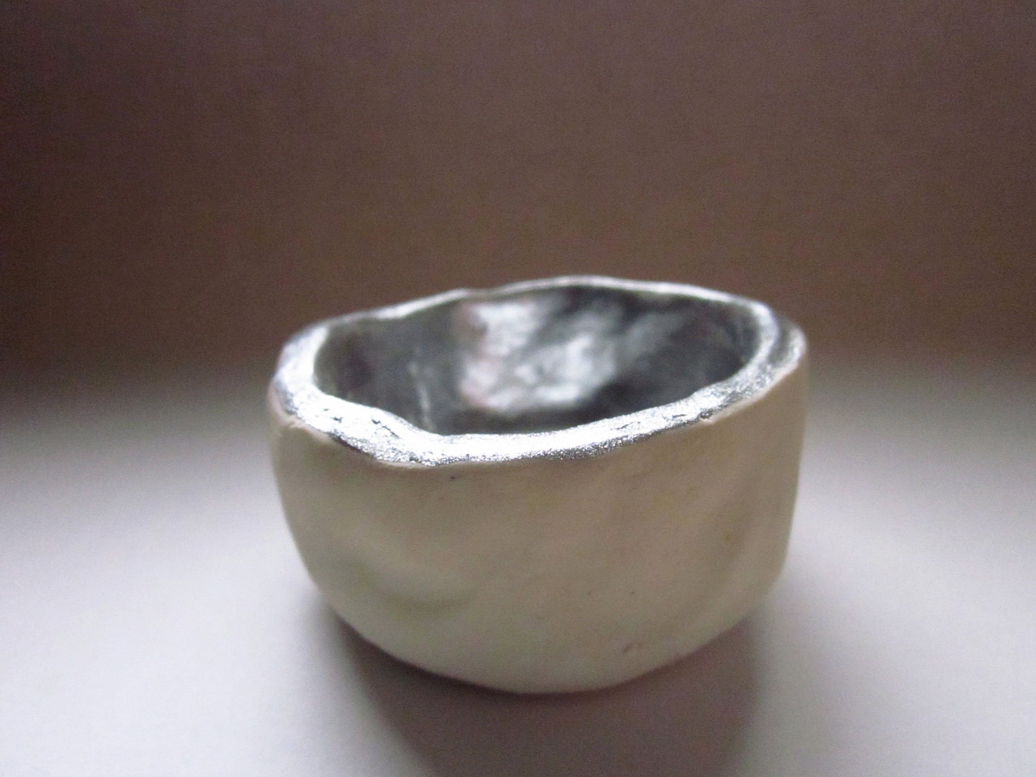 Jewelry Holder - Bowl for One Or Two Small Things - Silver