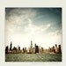 Chicago Skyline Print - surreal urban photography -      Floating Outside Metropolis -  Chicago Art, man cave, home decor, wall art