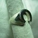 Horseshoe, sterling silver ring.