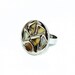 Ring Metallic with Shell