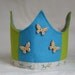Wool Felt Crown - Birds and Butterflies
