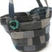 Recycled Jacket Patchwork Market Gym Tote -  JEANIE