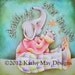 Child Room Art ,Children Decor "Starlight Star Bright" 16" x 16" Original Painting