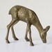 Vintage brass deer figurine