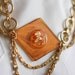 poodle play date necklace // 70's lucite repurposed jewelry