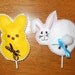 Easter Egg lollipop covers easter basket filler, treats, party favors