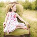 Fresh Picked Roses Halter Twirl Dress Available in Sizes 0-12 m  12-18m 2T 3T 4T 5T 6X