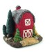 Needle Felted Red Barn -  Wool Soft Sculpture by McBrideHouse