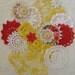 The Annual Flower Show Vintage Hand Dyed Doilies & Fancies