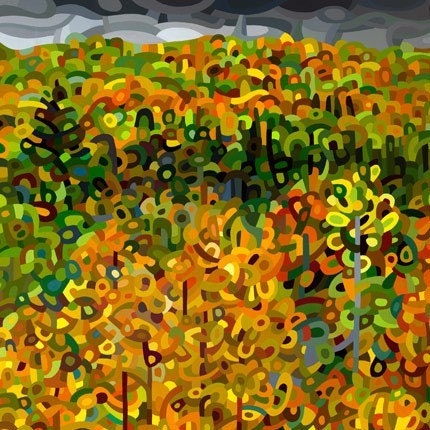 budanArt 8 x 10 Chunky Print - Towards Autumn